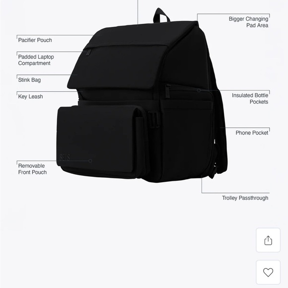 BEIS Ultimate Diaper Bag- sold out new version - Picture 2 of 10